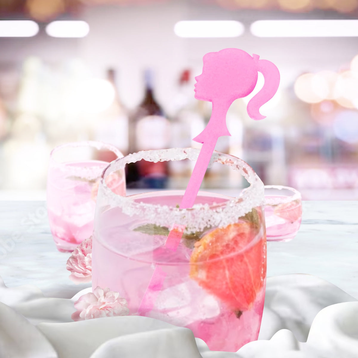 Pink Doll Stirrers