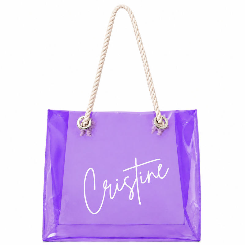 Custom Clear Tote Bag
